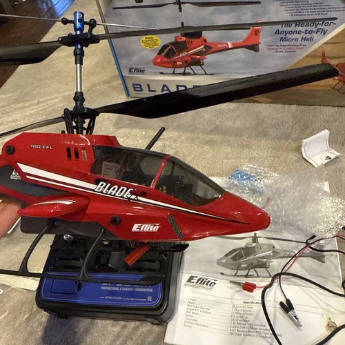 E-FLITE Blade CX2 R/C Remote Control Heli Helicopter Flying *Mint* *TESTED* - Picture 7 of 18