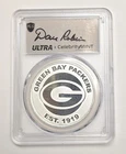 1 oz .999 Silver ~ NFL Green Bay Packers Dave Robinson Signed ~ PCGS Celebrity