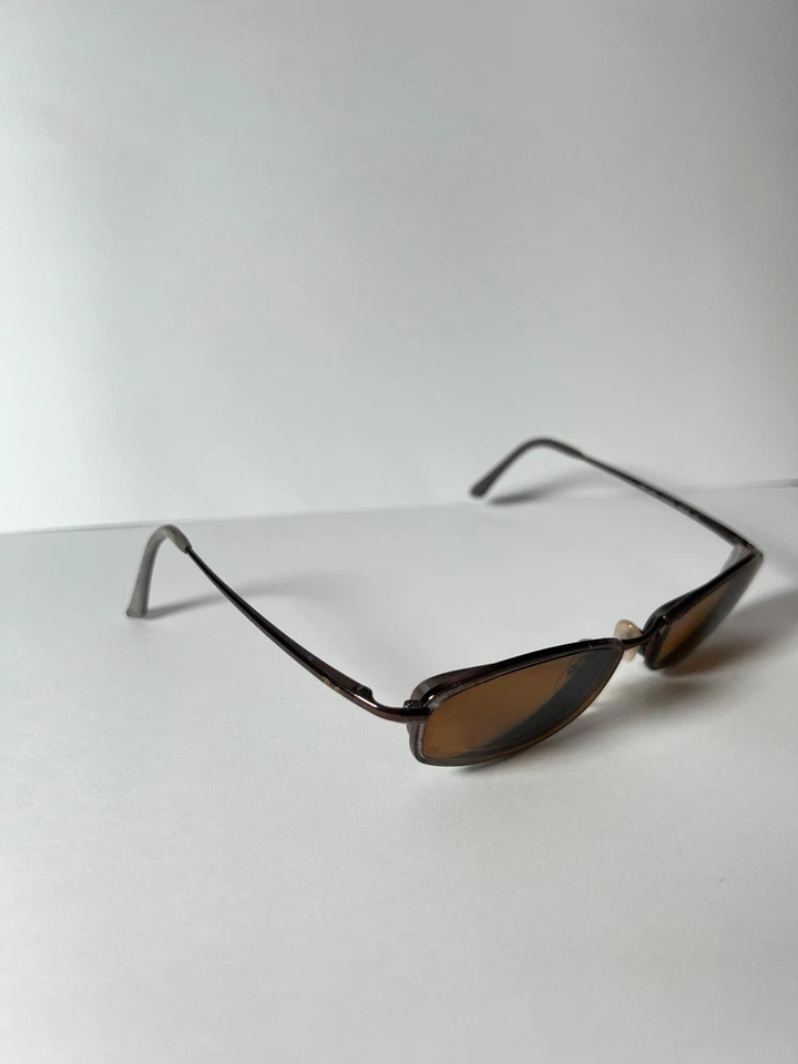 Pre Owned Ray-Ban RB3198 New Sleek 014/83 Sunglasses Brown 55-18 3P  Y607A - Image 2 of 4