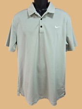 Nike Dri-Fit Mens Light Green Polo Medium