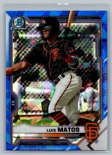 2021 Bowman Draft Sapphire Edition #BDC-5 Luis Matos