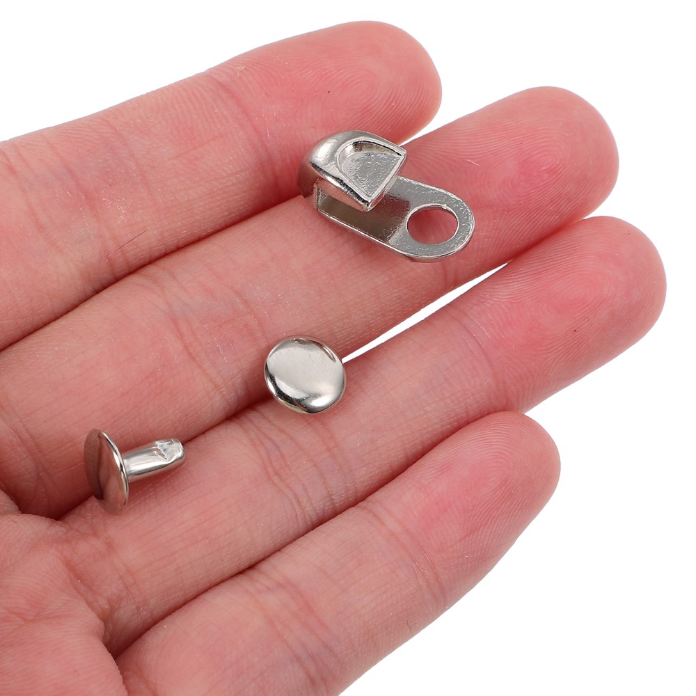 APL 12 Pezzi Gancio per Scarpe Chiusure in Pizzo Ganci per Stivali Fibbia Rivetti Fibbie per Scarpe