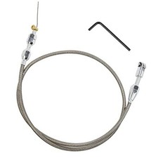 Braided Throttle Cable Kit Compatible with 97-07 Chevrolet/Chevy LS1 Engine