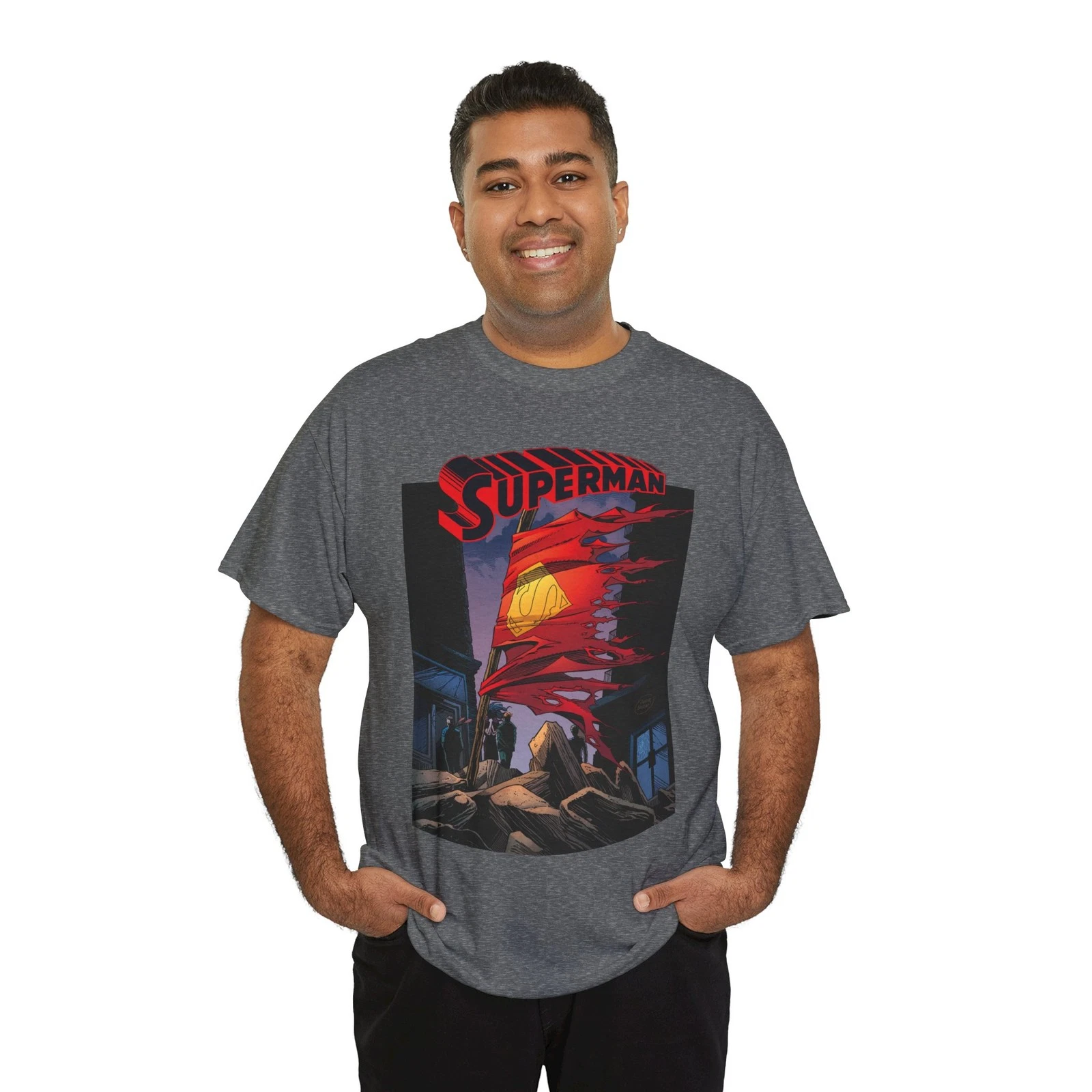 Death of Superman T-Shirt - DC Comics - Superman 75 - Doomsday Battle
