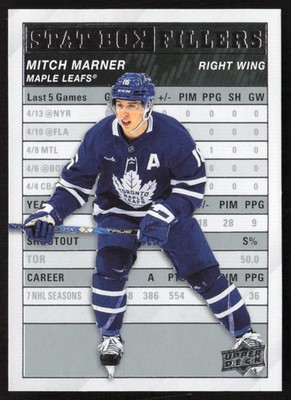 2023-24 Upper Deck Series 1 - Stat Box Fillers Mitch Marner #SB-7