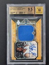2004-05 UD Black Diamond Dwight Howard RC Auto Patch 1/10 BGS 9.5/10 GEM MINT 🔥