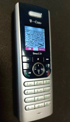 T-Com Schnurloses DECT Festnetz Telefon Sinus C31, Farbdisplay, plus Ladeschale