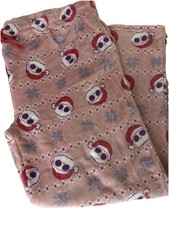 Jack Skellington Nightmare Before Christmas Pink Fleece Pajama Pants 2XL New