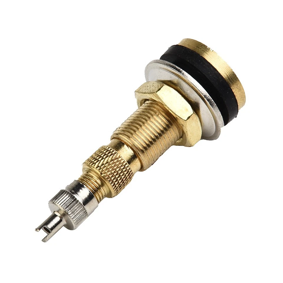 Tractor Air Liquid Water Tubeless Tire Valve Stems Wheel Rim TR618A Brass*10 Pcs - Image 4 of 4