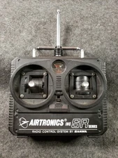 AIRTRONICS SR SERIES RADIO CONTROL Transmitter BY SANWA Tested & Working (C19B2)