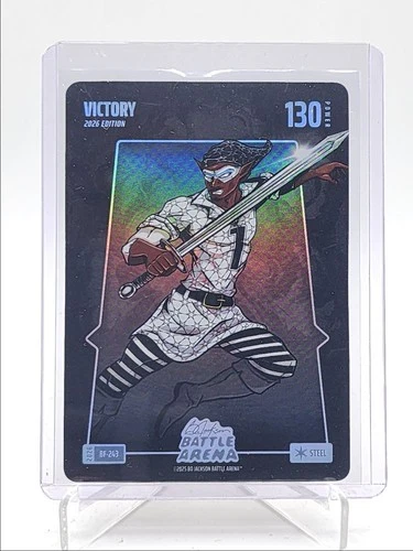 VICTOR WEMBANYAMA VICTORY 2026 BO JACKSON BATTLE ARENA STEEL FIRST EDITION Q5918