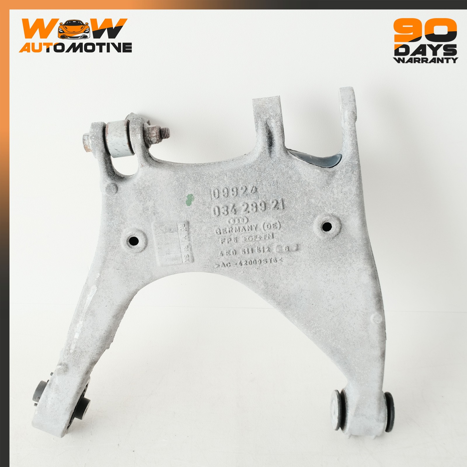 04-13 BENTLEY CONTINENTAL FLYING SPUR REAR RIGHT SUSPENSION CONTROL ARM SET OEM