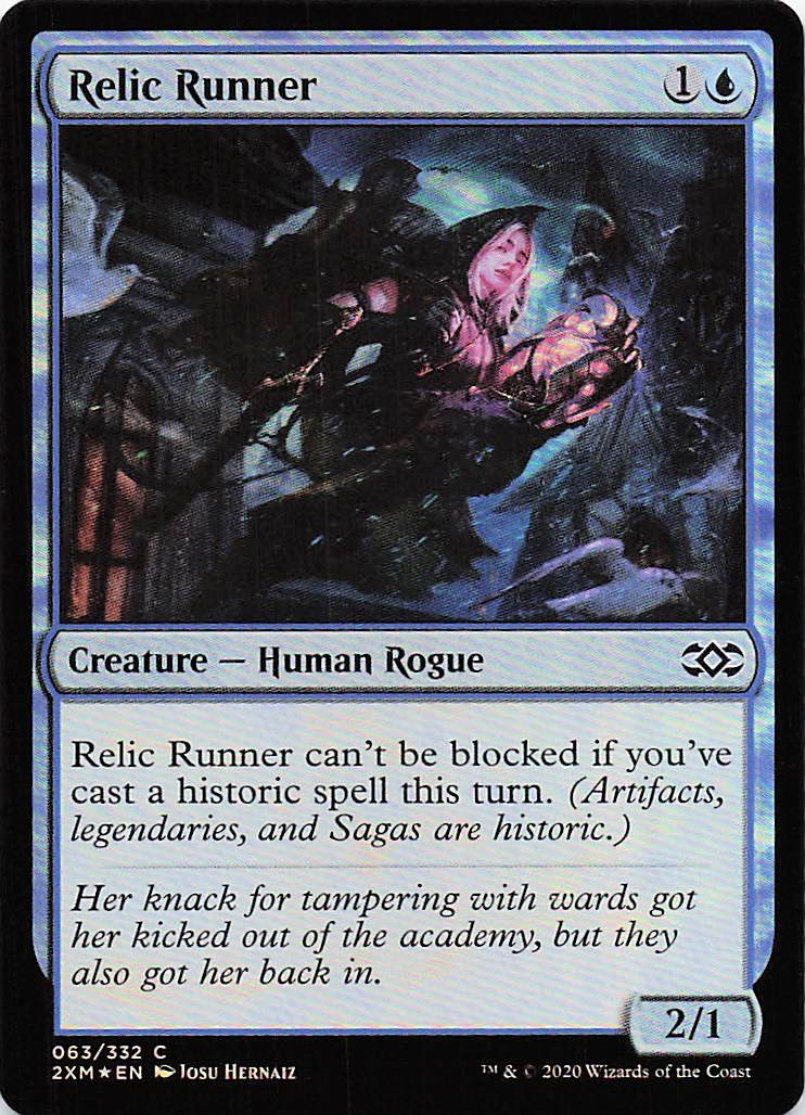 Relic Runner 63 Common 2020 Double Masters Magic: The Gathering Foil LP