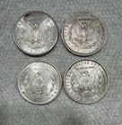 Morgan Silver Dollar $1 Coin Lot of 4 (1881-S, 1882-O,1883-O, 1884-O.Uncertified