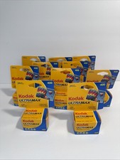 10 Pks Kodak Ultramax 400 - 24 Exposure Color Print 35mm Film NEW Exp 11/2021