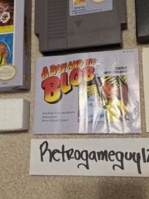 A Boy And His Blob (Nintendo Nes) Authentic Complete NES Box