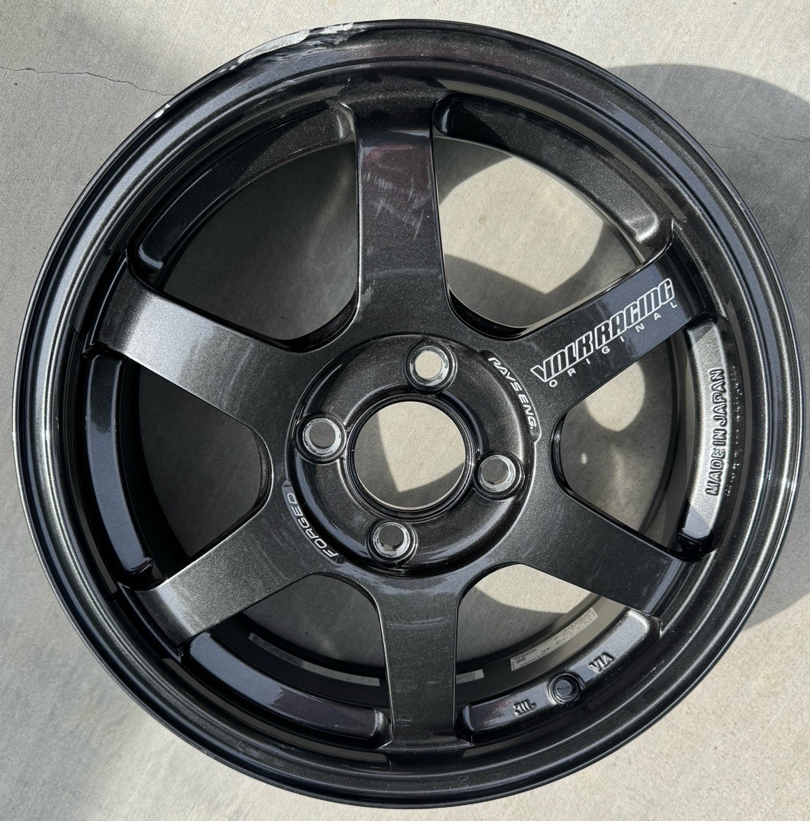 JDM Used Rays Volk Racing TE37 Sonic 15-inch wheels t 15 4x100 5.5 JDM Used Rays Volk Racing TE37 Sonic 15-inch wheels t 15 4x100 5.5