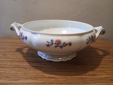 Ancienne Fabrique Royale Limoges Pompeia Bordeaux Serving Bowl