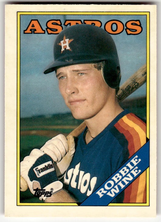 1988 Topps Tiffany Robbie Wine #119 Houston Astros SP