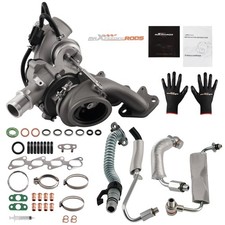 Turbocharger Turbo & Oil Line For Chevrolet Cruze LTZ Sedan 4-Door 1.4L 2011-15