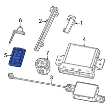 Jeep 68582672AB Keyless Entry Transmitter