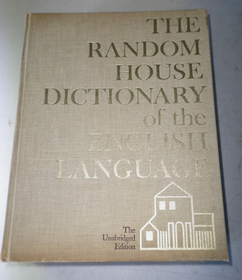 The Random House Dictionary of the English Language. 1966 estate find used