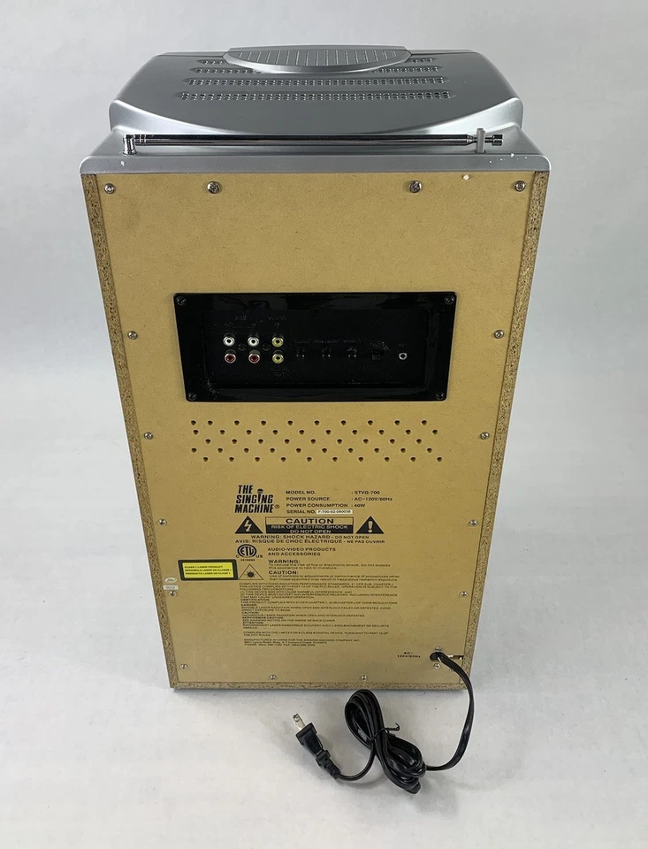Máquina de karaoke MTV The Singing Machine STVG-700 Foto 4 de 4