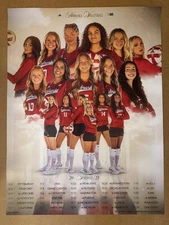 Poster!! 2025 Nebraska Cornhuskers Volleyball Schedule Poster