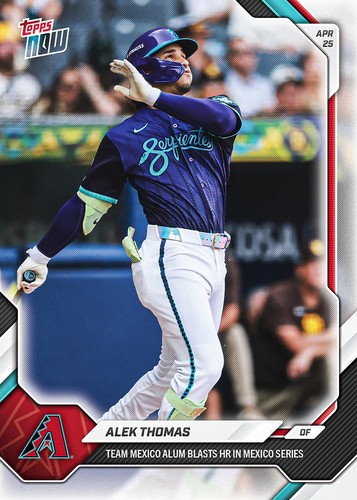 2026 Topps Now 124 Alek Thomas