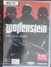 Wolfenstein The New Order PC/DVD Game, Manual online 4 Discs in VGC !