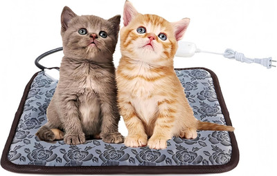 Electric Heating Pad for Dogs and Cats with Anti-Bite Steel Cord Waterproof Adj