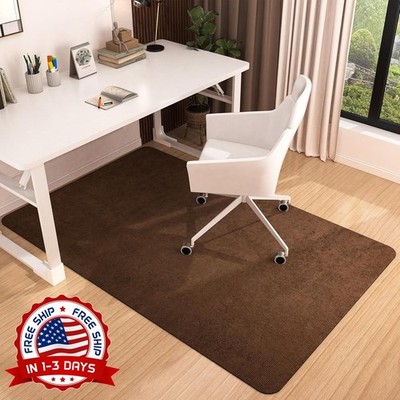 Tapete para silla de oficina para pisos de madera, superficie de pana de 55''x35''
