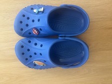Blue Crocs Size 3
