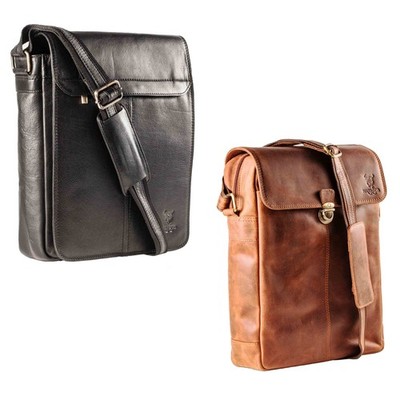 MATADOR Echt Leder Umhängetasche Schultertasche 13 Zoll Tablettasche 2 Farben
