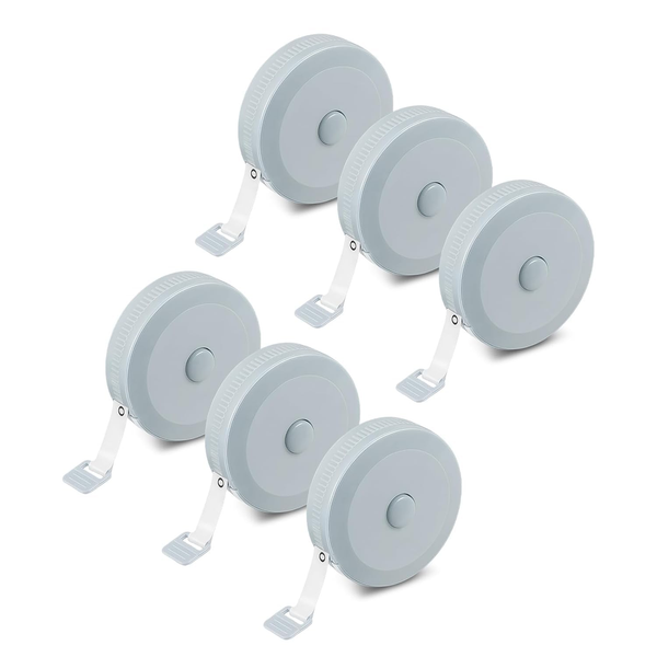 6PCS SchneidermaßBand, NäHen Weiches Doppelskala, 150Cm/60 Zoll MaßBand KöRper,-image