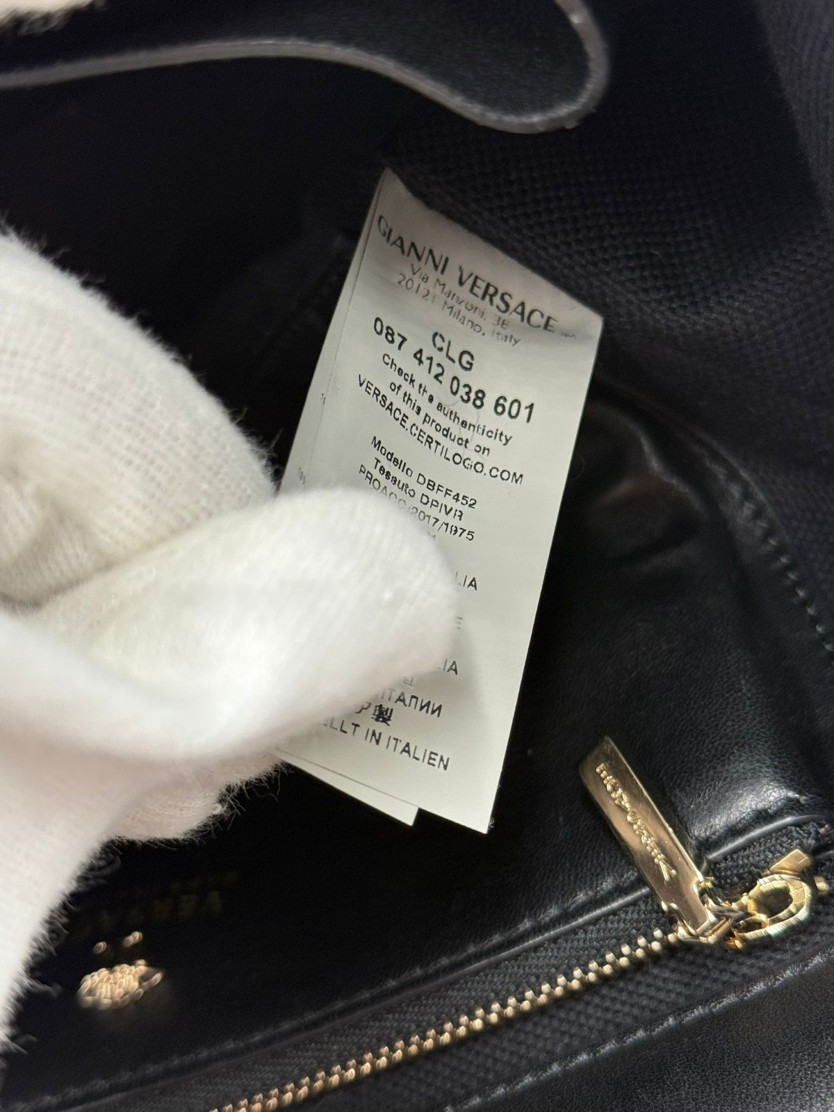 VERSACE ICON TRIBUTE GREEN PYTHON MINI BAG - image 15