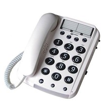 Geemarc Dallas 10 - Amplified Corded Telephone - Big Button Home Landline Phone