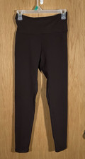 Aerie Offline Women's Sz Med The Hugger High Rise Leggings Brown Athleisure Yoga
