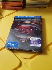 Suoerman, Man of Steel 2013,Blu-Ray/DVD OOP Walmart Steelbook Brand New