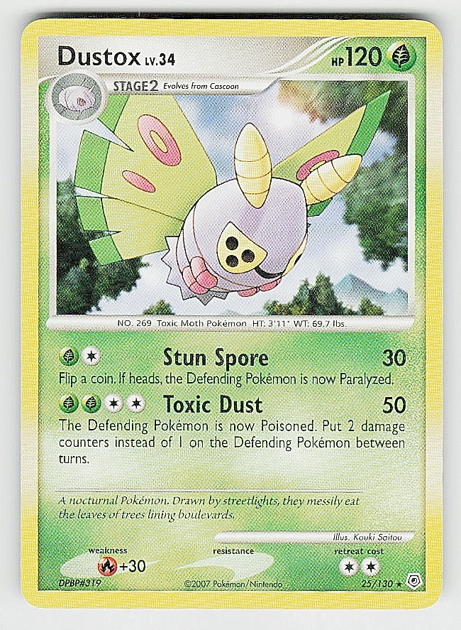 Diamond and Pearl #25/130 Dustox