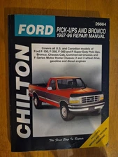 Chilton Ford Pick-Ups and Bronco 1987-96 Repair Manual 26664 Wiring & Vacuum Dia