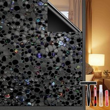 Total Blackout Window Film Privacy, 100 UV Blocking, Anti-Glare Dark Window ...