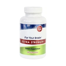 Extra Strength 20mg 60 Capsules Brain Health  Brain Supplements for Memory 