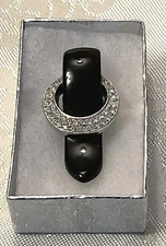 Vintage Crown Trifari ~ Beautiful Art Deco Signed Rhinestone Brooch