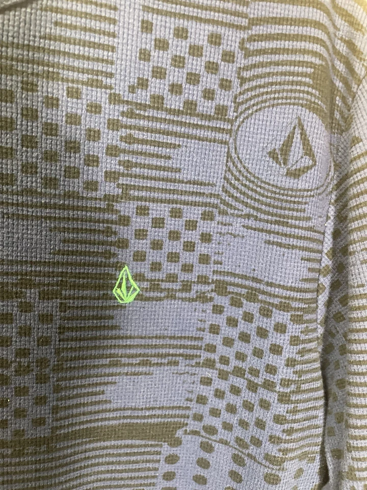 Volcom Corpo Class Sweater Mens XL Black Blue Logo Crew Neck Pullover - Image 4 of 4