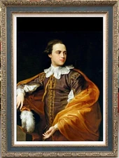 Handmade old master Antique Oil Painting art Male men aga on canvas 24"X36"