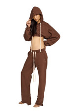 CouCoo ASYMMETRIC, FITTED CROTCH TRACKSUIT BOTTOMS - TEDDY