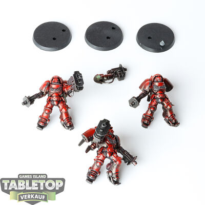 Space Marines - 3 x Primaris Inceptors - teilweise bemalt