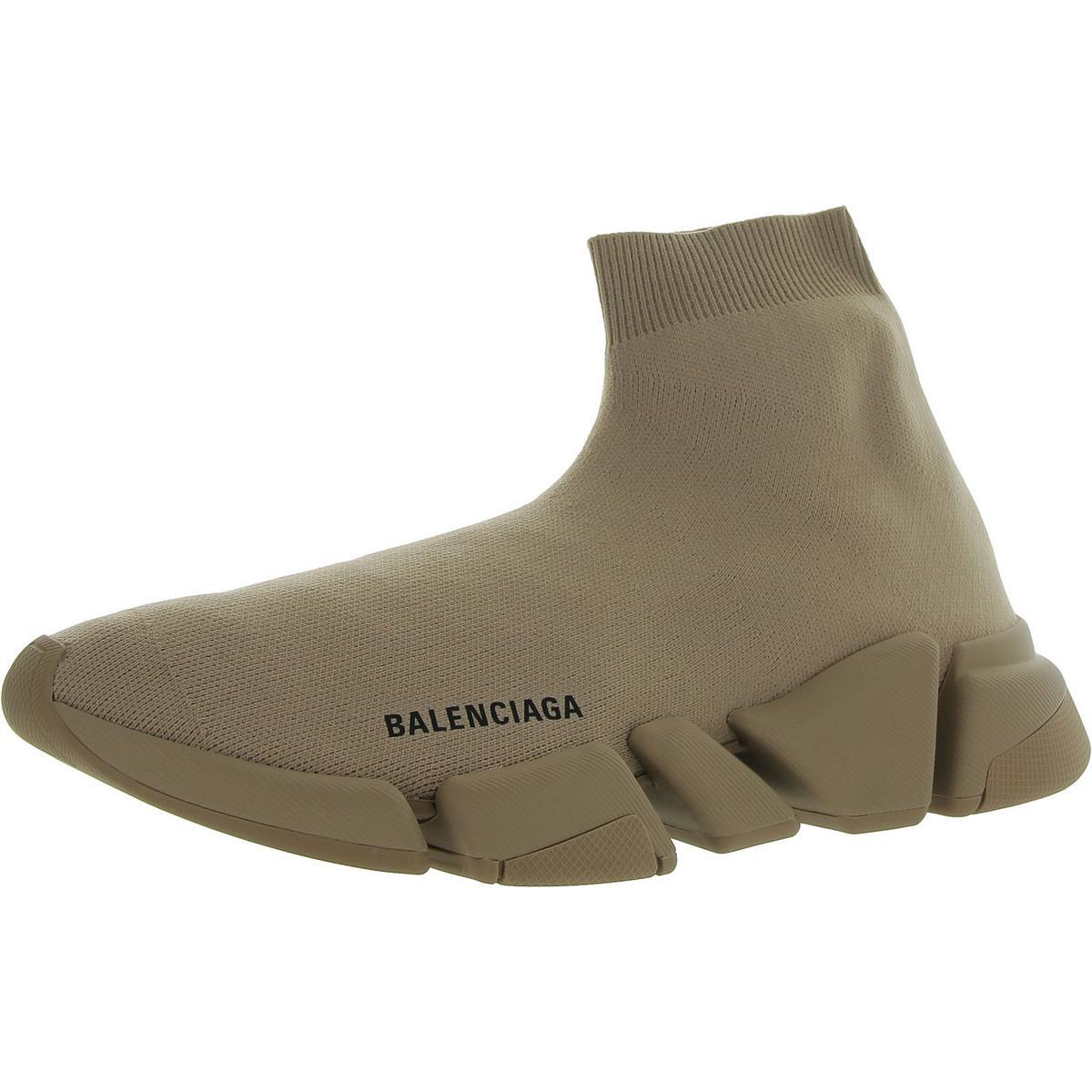 Женские ботильоны на платформе Balenciaga Speed 20 LT бежевого цвета 42 BHFO 4582 97390₽