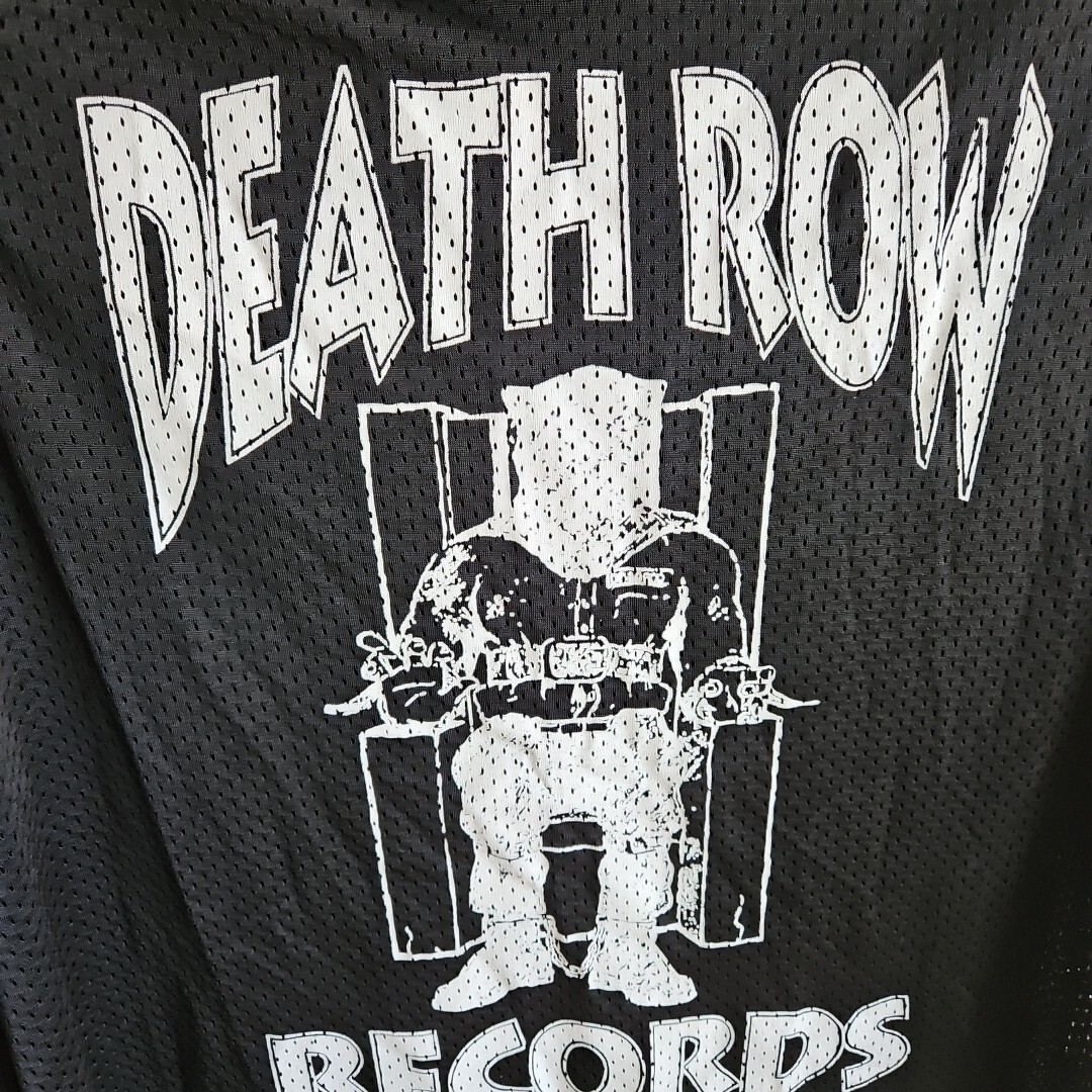 FILA Maglia basket Death Row Records canotta uomo taglia small nero bianco hip hop